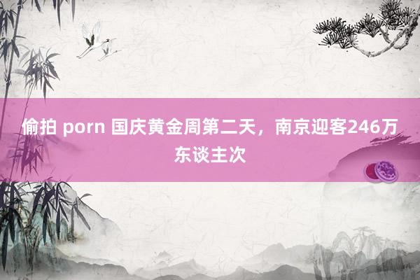 偷拍 porn 国庆黄金周第二天，南京迎客246万东谈主次