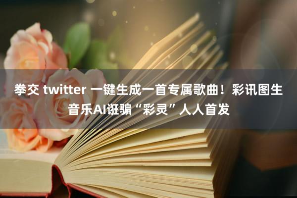 拳交 twitter 一键生成一首专属歌曲！彩讯图生音乐AI诳骗“彩灵”人人首发