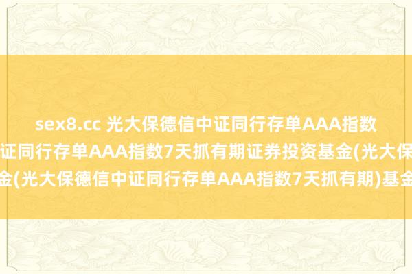 sex8.cc 光大保德信中证同行存单AAA指数7天抓有: 光大保德信中证同行存单AAA指数7天抓有期证券投资基金(光大保德信中证同行存单AAA指数7天抓有期)基金家具尊府摘要更新