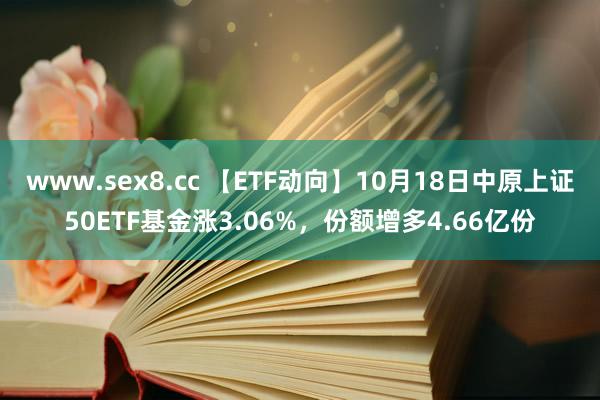 www.sex8.cc 【ETF动向】10月18日中原上证50ETF基金涨3.06%，份额增多4.66亿份