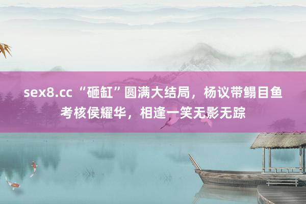 sex8.cc “砸缸”圆满大结局，杨议带鳎目鱼考核侯耀华，相逢一笑无影无踪
