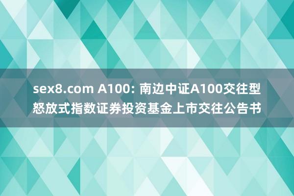 sex8.com A100: 南边中证A100交往型怒放式指数证券投资基金上市交往公告书