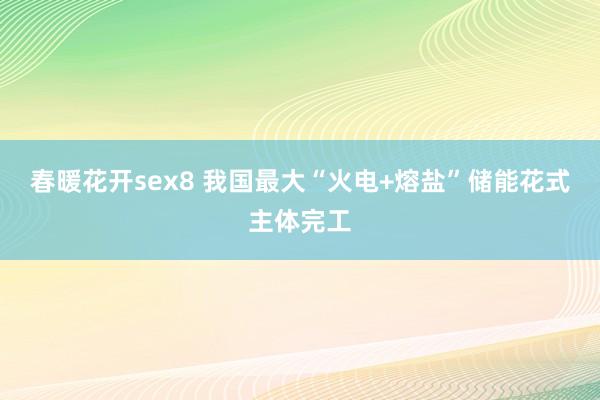 春暖花开sex8 我国最大“火电+熔盐”储能花式主体完工