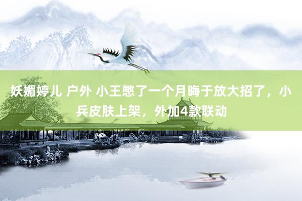 妖媚婷儿 户外 小王憋了一个月晦于放大招了，小兵皮肤上架，外加4款联动