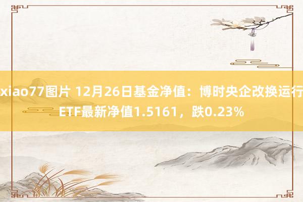 xiao77图片 12月26日基金净值：博时央企改换运行ETF最新净值1.5161，跌0.23%