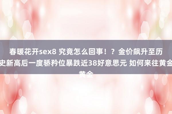 春暖花开sex8 究竟怎么回事！？金价飙升至历史新高后一度骄矜位暴跌近38好意思元 如何来往黄金