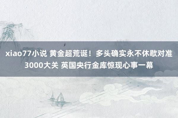 xiao77小说 黄金超荒诞！多头确实永不休歇对准3000大关 英国央行金库惊现心事一幕
