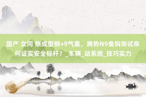 国产 女同 热成型钢+9气囊，腾势N9鱼钩测试奈何证实安全标杆？_车辆_动系统_技巧实力