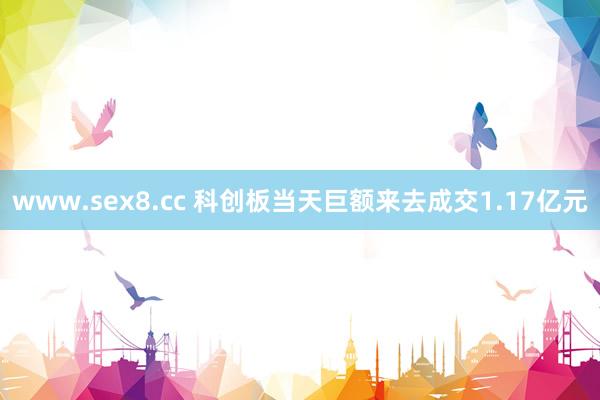 www.sex8.cc 科创板当天巨额来去成交1.17亿元