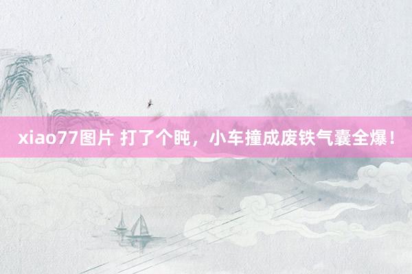 xiao77图片 打了个盹，小车撞成废铁气囊全爆！